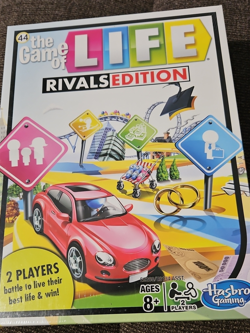 NWT Hasbro The Game of Life Rivals Edition. Unopened Box